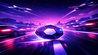 Thumbnail of HexaDribble arcade game with rhythmic dribbling and traffic avoidance