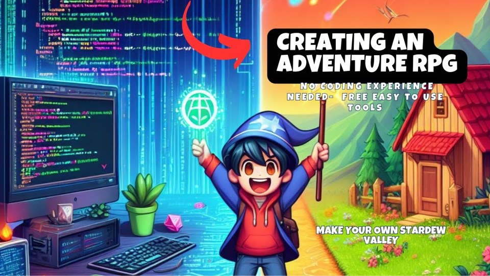 Watch on YouTube: Creating an Adventure RPG by Poobearski